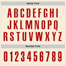 Load image into Gallery viewer, Custom Cream Red Performance Golf Polo Shirt