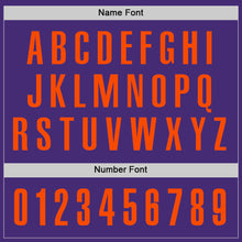 Load image into Gallery viewer, Custom Purple Orange Performance Golf Polo Shirt