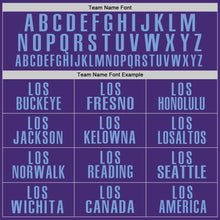 Laden Sie das Bild in den Galerie-Viewer, Custom Purple Light Blue Performance Golf Polo Shirt