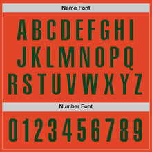 Charger l'image dans la galerie, Custom Orange Green Performance Golf Polo Shirt