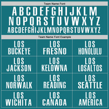 Загрузить изображение в средство просмотра галереи, Custom Teal White-Black Performance Golf Polo Shirt