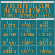 Загрузить изображение в средство просмотра галереи, Custom Teal Old Gold Performance Golf Polo Shirt