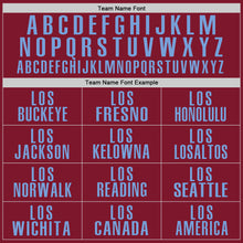 Load image into Gallery viewer, Custom Crimson Light Blue Performance Golf Polo Shirt