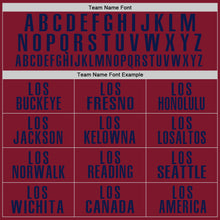 Load image into Gallery viewer, Custom Crimson Navy-Yellow Performance Golf Polo Shirt