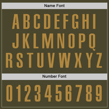 Загрузить изображение в средство просмотра галереи, Custom Olive Old Gold Performance Salute To Service Golf Polo Shirt