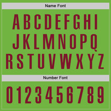 Загрузить изображение в средство просмотра галереи, Custom Neon Green Crimson Performance Golf Polo Shirt