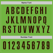 Загрузить изображение в средство просмотра галереи, Custom Neon Green Brown Performance Golf Polo Shirt