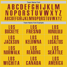 Load image into Gallery viewer, Custom Yellow Crimson Performance Golf Polo Shirt