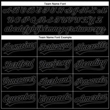 Загрузить изображение в средство просмотра галереи, Custom Black Black-Steel Gray Performance Vapor Golf Polo Shirt