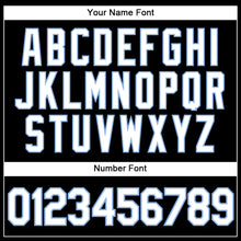 Load image into Gallery viewer, Custom Black White-Light Blue Performance Vapor Golf Polo Shirt