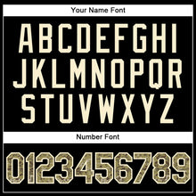 Load image into Gallery viewer, Custom Black Camo-Cream Performance Vapor Golf Polo Shirt