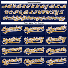 Charger l'image dans la galerie, Custom Navy Old Gold-White Performance Vapor Golf Polo Shirt