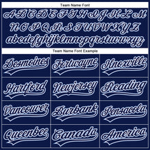 Charger l'image dans la galerie, Custom Navy Navy-Light Blue Performance Vapor Golf Polo Shirt