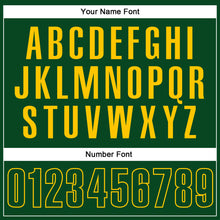 Загрузить изображение в средство просмотра галереи, Custom Green Green-Yellow Performance Vapor Golf Polo Shirt