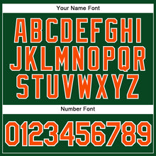 Загрузить изображение в средство просмотра галереи, Custom Green Orange-White Performance Vapor Golf Polo Shirt