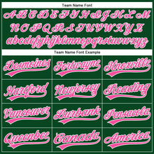 Load image into Gallery viewer, Custom Green Pink-White Performance Vapor Golf Polo Shirt