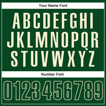 Charger l'image dans la galerie, Custom Green Green-Cream Performance Vapor Golf Polo Shirt