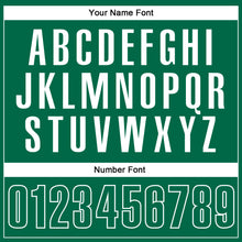 Load image into Gallery viewer, Custom Kelly Green Kelly Green-White Performance Vapor Golf Polo Shirt