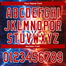 Загрузить изображение в средство просмотра галереи, Custom Black Red-White 3D Pattern Design Lightning Flame Dart Board Performance Golf Polo Shirt