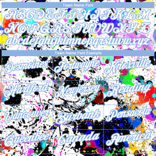 Load image into Gallery viewer, Custom Graffiti Pattern White-Light Blue 3D Splashes Performance Golf Polo Shirt
