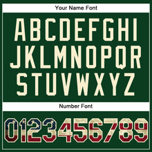 Загрузить изображение в средство просмотра галереи, Custom Green Vintage USA Flag-Cream Performance Vapor Golf Polo Shirt