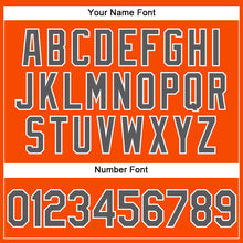 Загрузить изображение в средство просмотра галереи, Custom Orange Steel Gray-White Performance Vapor Golf Polo Shirt