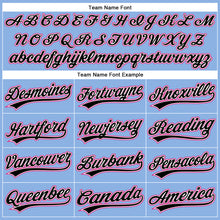 Load image into Gallery viewer, Custom Light Blue Black White-Hot Pink Performance Vapor Golf Polo Shirt