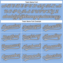 Load image into Gallery viewer, Custom Light Blue Gray-Steel Gray Performance Vapor Golf Polo Shirt