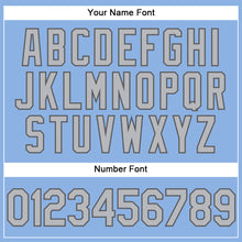 Load image into Gallery viewer, Custom Light Blue Gray-Steel Gray Performance Vapor Golf Polo Shirt