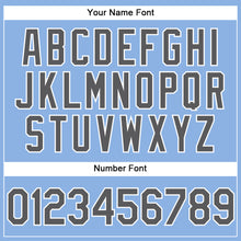 Load image into Gallery viewer, Custom Light Blue Steel Gray-White Performance Vapor Golf Polo Shirt