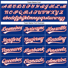 Laden Sie das Bild in den Galerie-Viewer, Custom Royal White-Red Performance Vapor Golf Polo Shirt