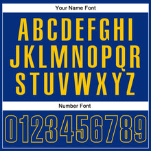 Загрузить изображение в средство просмотра галереи, Custom Royal Yellow Performance Vapor Golf Polo Shirt