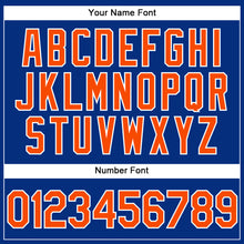 Загрузить изображение в средство просмотра галереи, Custom Royal Orange-White Performance Vapor Golf Polo Shirt