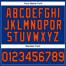 Загрузить изображение в средство просмотра галереи, Custom Royal Orange-Black Performance Vapor Golf Polo Shirt