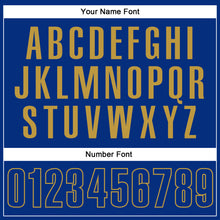 Загрузить изображение в средство просмотра галереи, Custom Royal Old Gold Performance Vapor Golf Polo Shirt