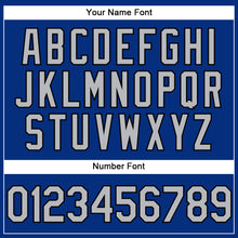 Laden Sie das Bild in den Galerie-Viewer, Custom Royal Gray-Black Performance Vapor Golf Polo Shirt