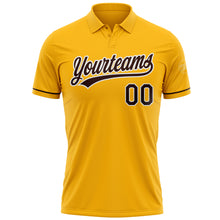 Загрузить изображение в средство просмотра галереи, Custom Gold Brown-White Performance Vapor Golf Polo Shirt