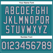 Загрузить изображение в средство просмотра галереи, Custom Teal Gray-Navy Performance Vapor Golf Polo Shirt