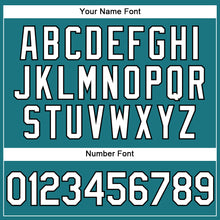 Загрузить изображение в средство просмотра галереи, Custom Teal White-Black Performance Vapor Golf Polo Shirt