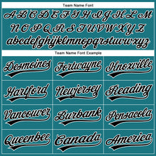 Charger l'image dans la galerie, Custom Teal Black-White Performance Vapor Golf Polo Shirt