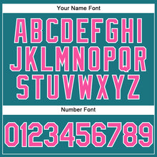 Загрузить изображение в средство просмотра галереи, Custom Teal Pink-White Performance Vapor Golf Polo Shirt