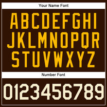 Load image into Gallery viewer, Custom Brown Cream Gold-Teal Performance Vapor Golf Polo Shirt