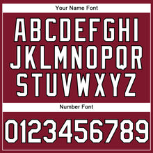 Загрузить изображение в средство просмотра галереи, Custom Crimson White-Black Performance Vapor Golf Polo Shirt