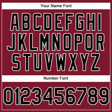 Загрузить изображение в средство просмотра галереи, Custom Crimson Black-White Performance Vapor Golf Polo Shirt