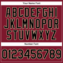 Load image into Gallery viewer, Custom Crimson Black-City Cream Performance Vapor Golf Polo Shirt