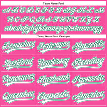 Загрузить изображение в средство просмотра галереи, Custom Pink White-Kelly Green Performance Vapor Golf Polo Shirt