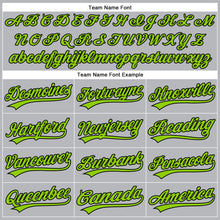 Загрузить изображение в средство просмотра галереи, Custom Gray Neon Green-Black Performance Vapor Golf Polo Shirt