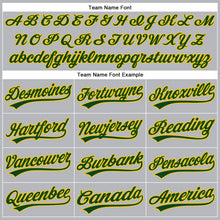 Загрузить изображение в средство просмотра галереи, Custom Gray Green-Yellow Performance Vapor Golf Polo Shirt