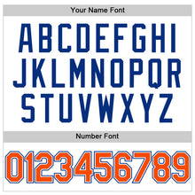 Load image into Gallery viewer, Custom White Orange-Royal Performance Vapor Golf Polo Shirt