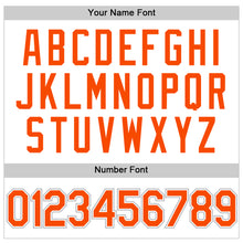 Load image into Gallery viewer, Custom White Orange-Gray Performance Vapor Golf Polo Shirt